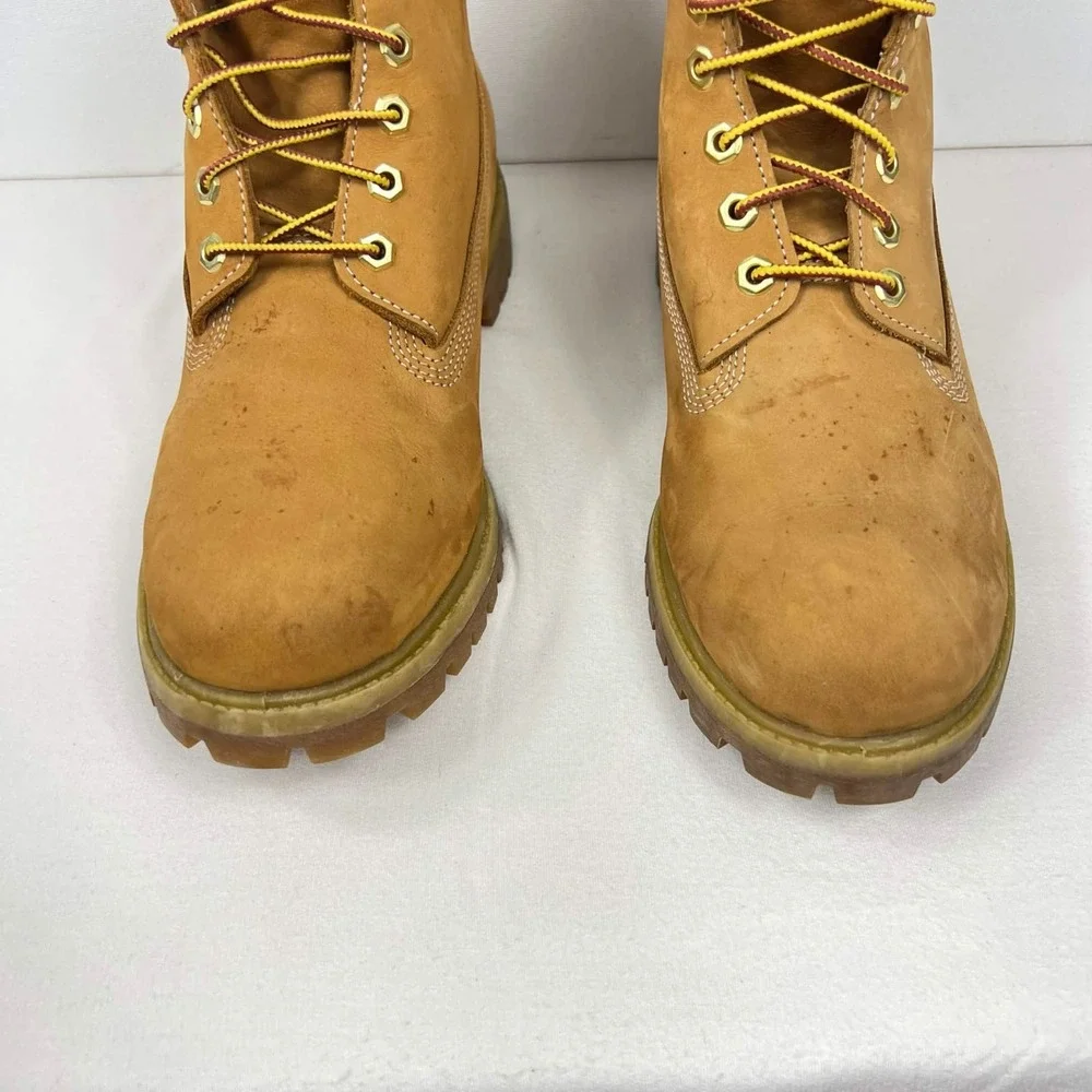GUC Timberland Premium 6-Inch Waterproof Wheat Boots Primaloft Mens Size 10.5 M